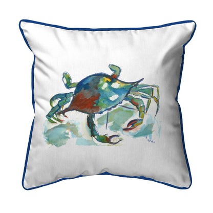Betsy's Crab Small Indoor/Outdoor Pillow 12x12