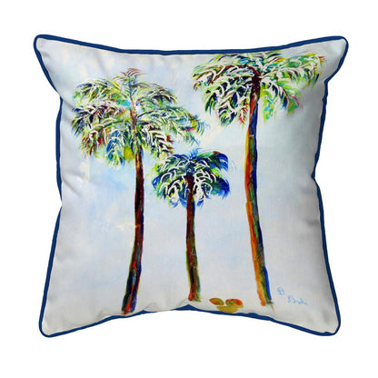Three Palms Small Indoor/Outdoor Pillow 12x12