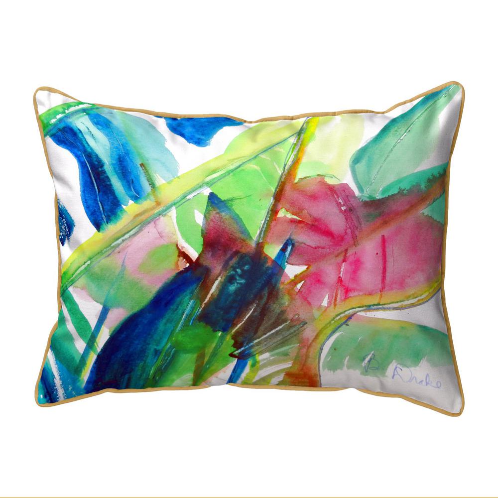 Pink Palms Small Indoor/Outdoor Pillow 11x14