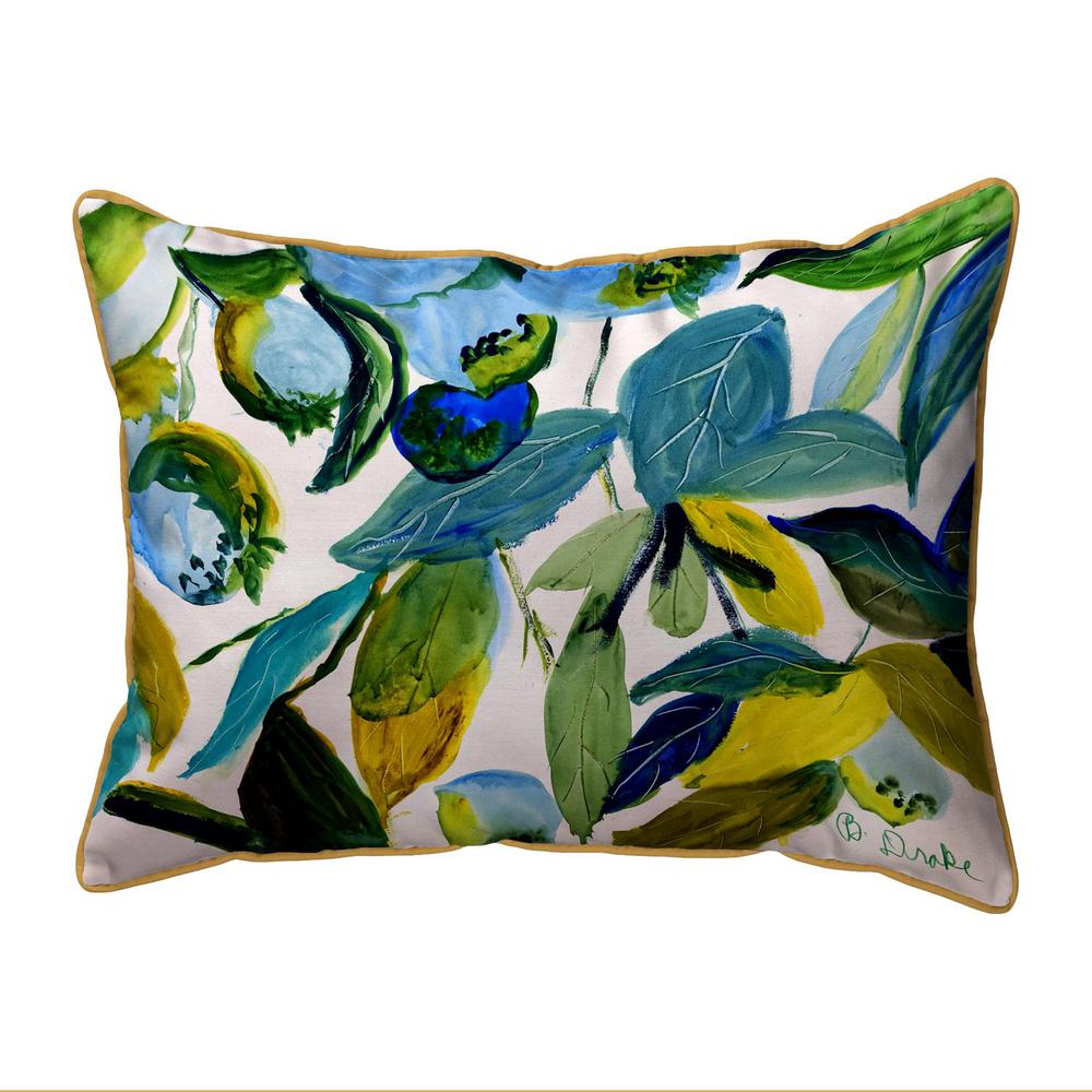 Blueberries Small Pillow 11x14