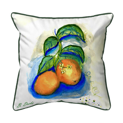 Two Oranges Small Indoor/Outdoor Pillow 12x12
