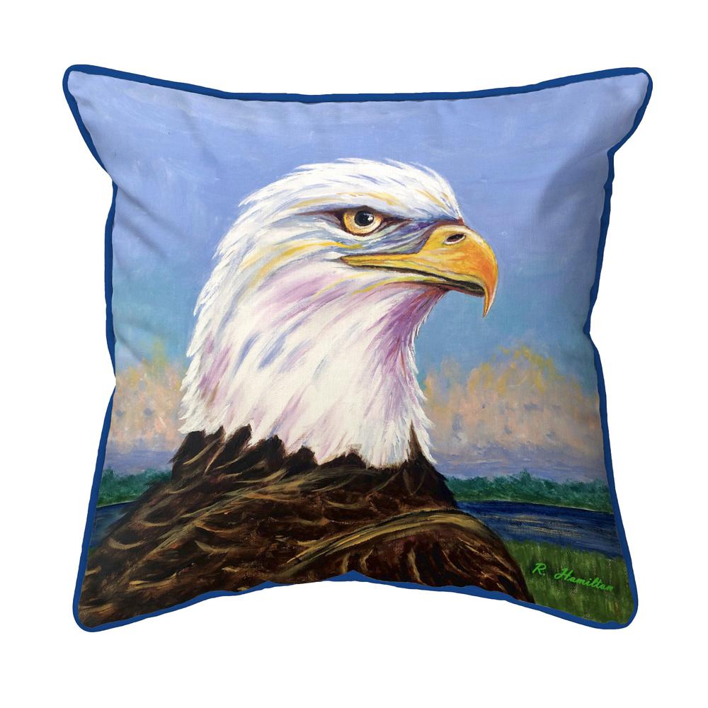 Eagle Portrait Small Indoor/Outdoor Pillow 12x12