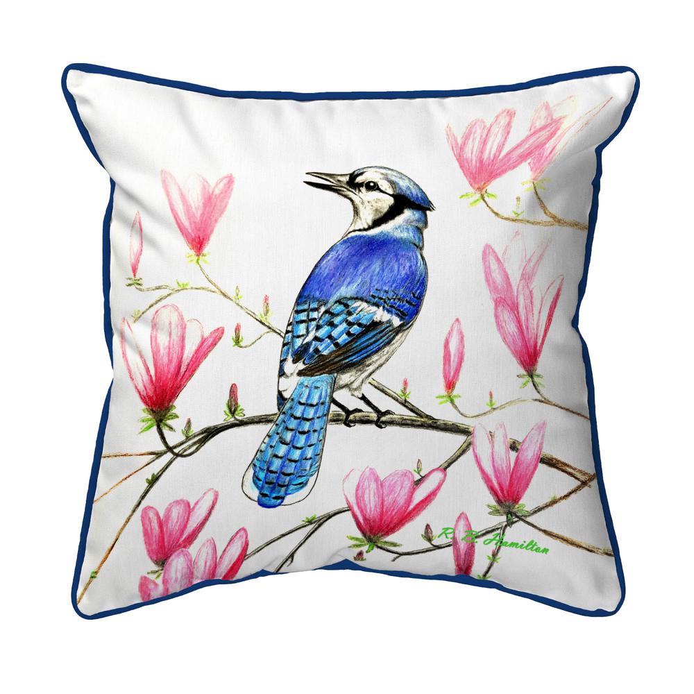 Blue Jay Small Indoor/Outdoor Pillow 12x12
