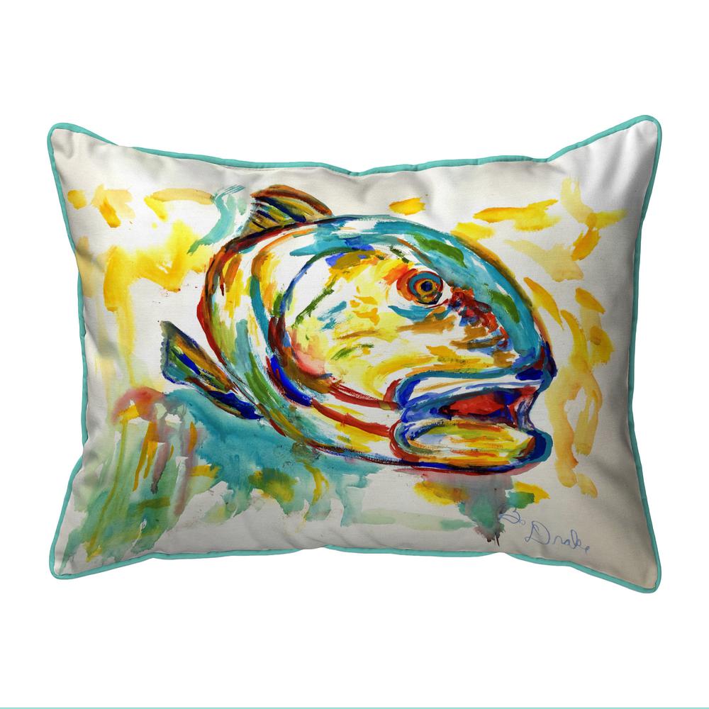 Grouper Fish Small Pillow 11x14