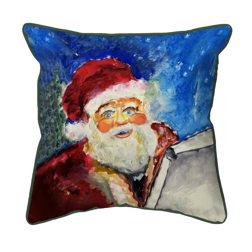 Santa's List Small Indoor/Outdoor Pillow 12x12