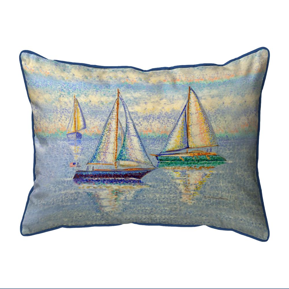 Sailing By Small Indoor/Outdoor Pillow 11x14