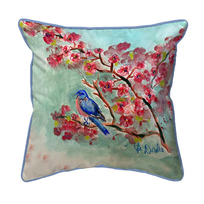 Cherry Blossoms Small Indoor/Outdoor Pillow 12x12
