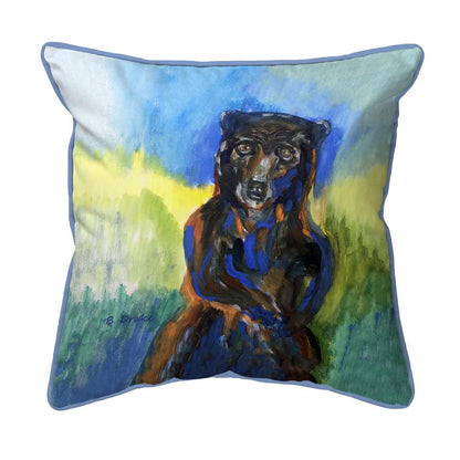 Dancing Bear Small Indoor/Outdoor Pillow 12x12