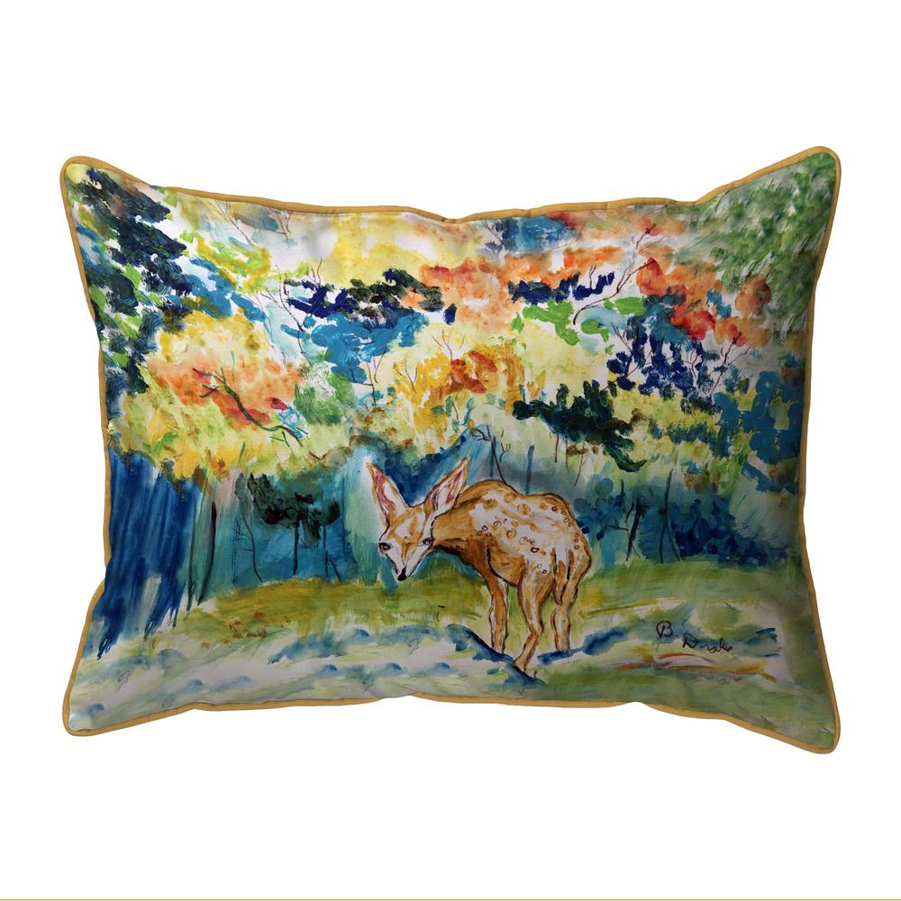 Fall Fawn Small Indoor/Outdoor Pillow 11x14