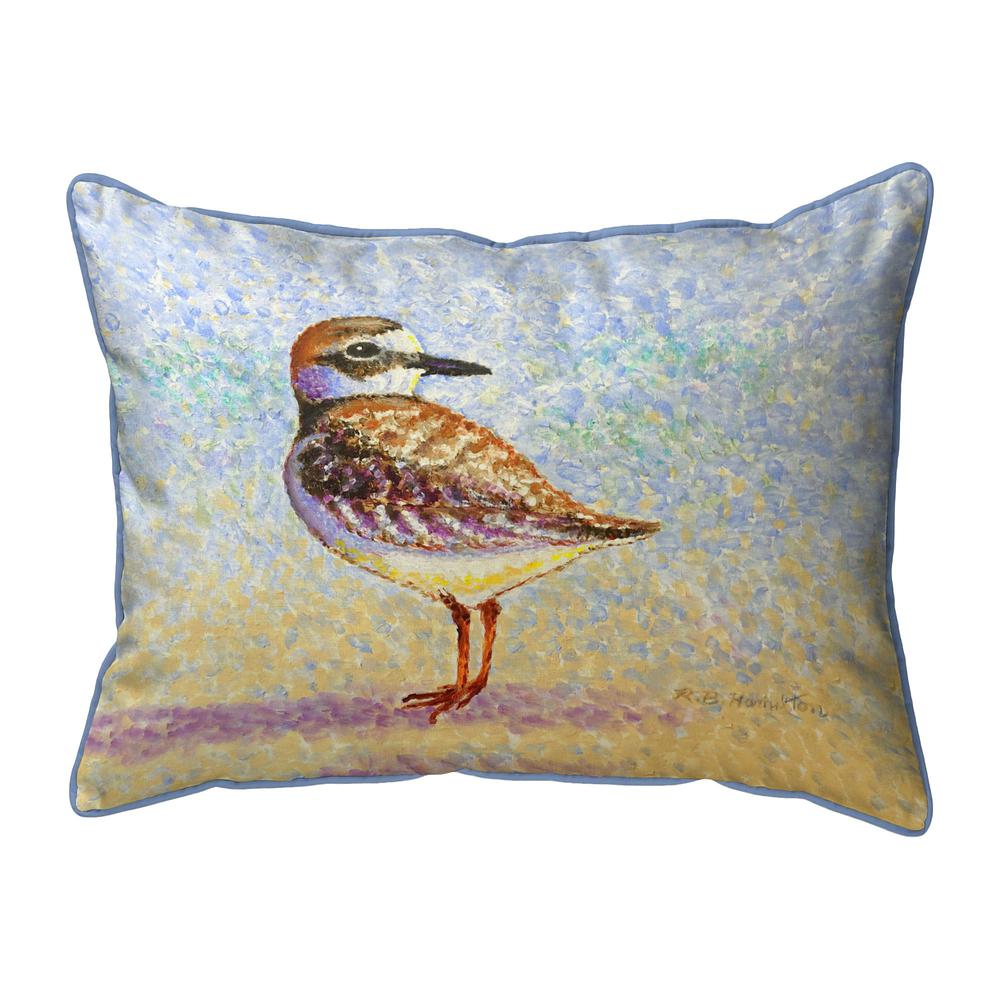 Wilson's Plover Small Indoor/Outdoor Pillow 11x14