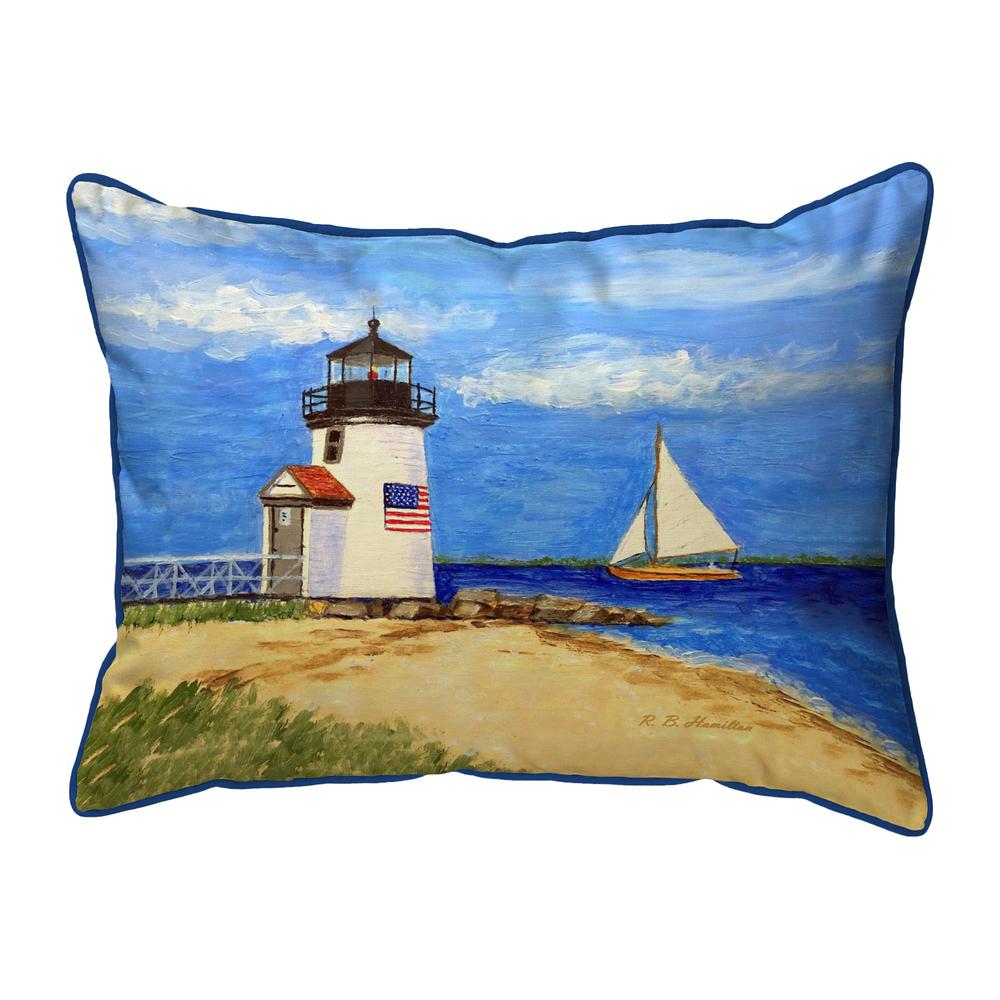 Brant Point Lighthouse, MA Small Indoor/Outdoor Pillow 11x14
