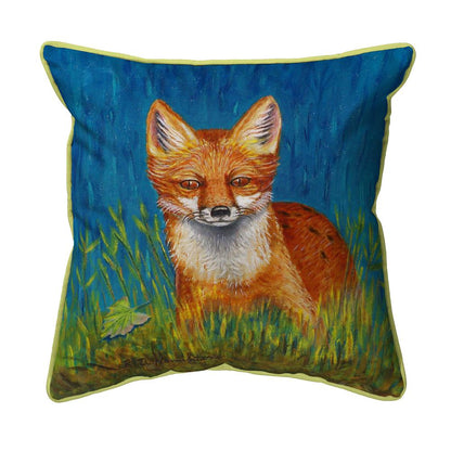 Red Fox Small Indoor/Outdoor Pillow 12x12