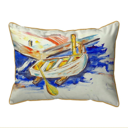 Betsy's Row Boat Small Indoor/Outdoor Pillow 11x14