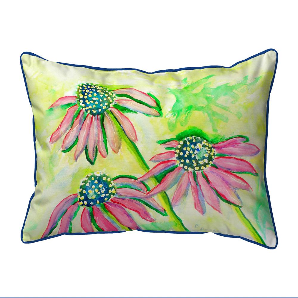 Cone Flowers Small Indoor/Outdoor Pillow 11x14