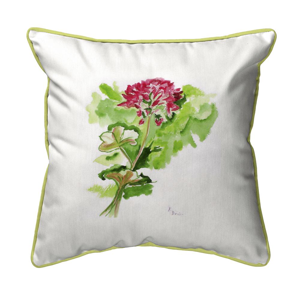 Geranium Small Indoor/Outdoor Pillow 12x12