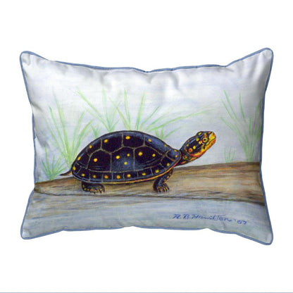 Spotted Turtle Small Indoor/Outdoor Pillow 11x14
