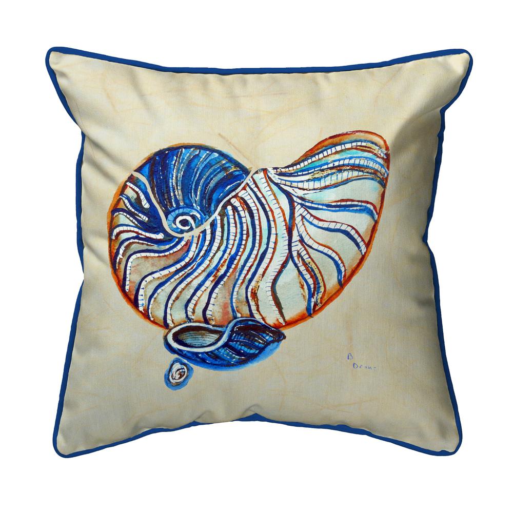 Betsy's Nautilus Small Indoor/Outdoor Pillow 12x12