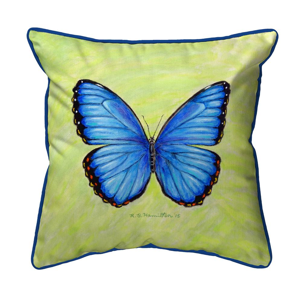 Dick's Blue Morpho Small Indoor/Outdoor Pillow 12x12