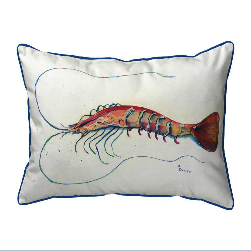 Betsy's Shrimp Small Indoor/Outdoor Pillow 11x14