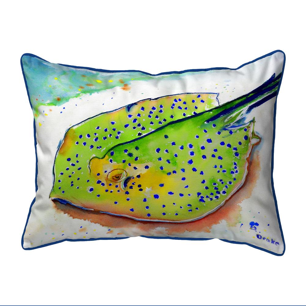 Stingray Small Indoor/Outdoor Pillow 11x14