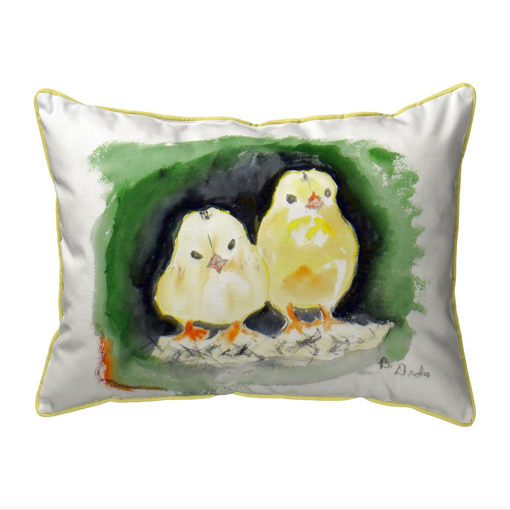 Chicks Small Indoor/Outdoor Pillow 11x14