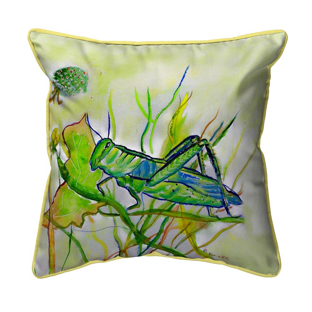 Grasshopper Small Indoor/Outdoor Pillow 12x12