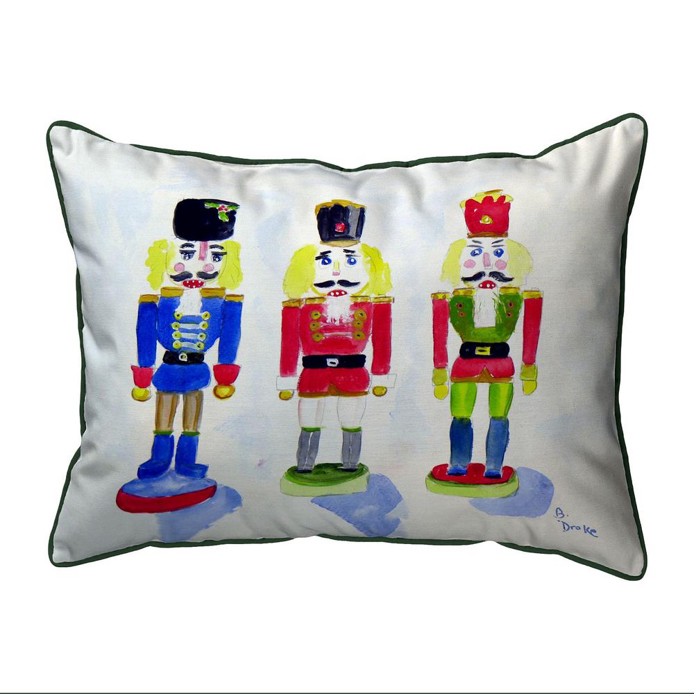 Nut Crackers Small Indoor/Outdoor Pillow 11x14