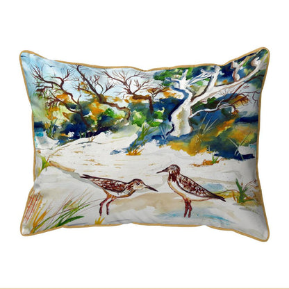 Tree & Beach Small Indoor/Outdoor Pillow 11x14