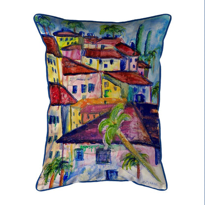 Fun City I Small Indoor/Outdoor Pillow 11x14
