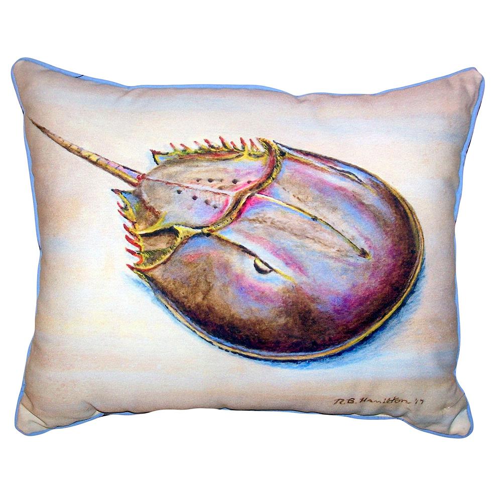Horseshoe Crab Small Outdoor/Indoor Pillow 11x14