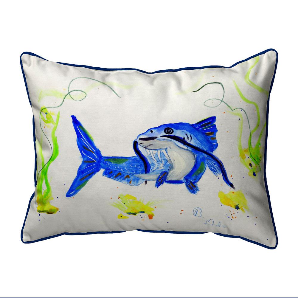 Betsy's Catfish Small Indoor/Outdoor Pillow 11x14