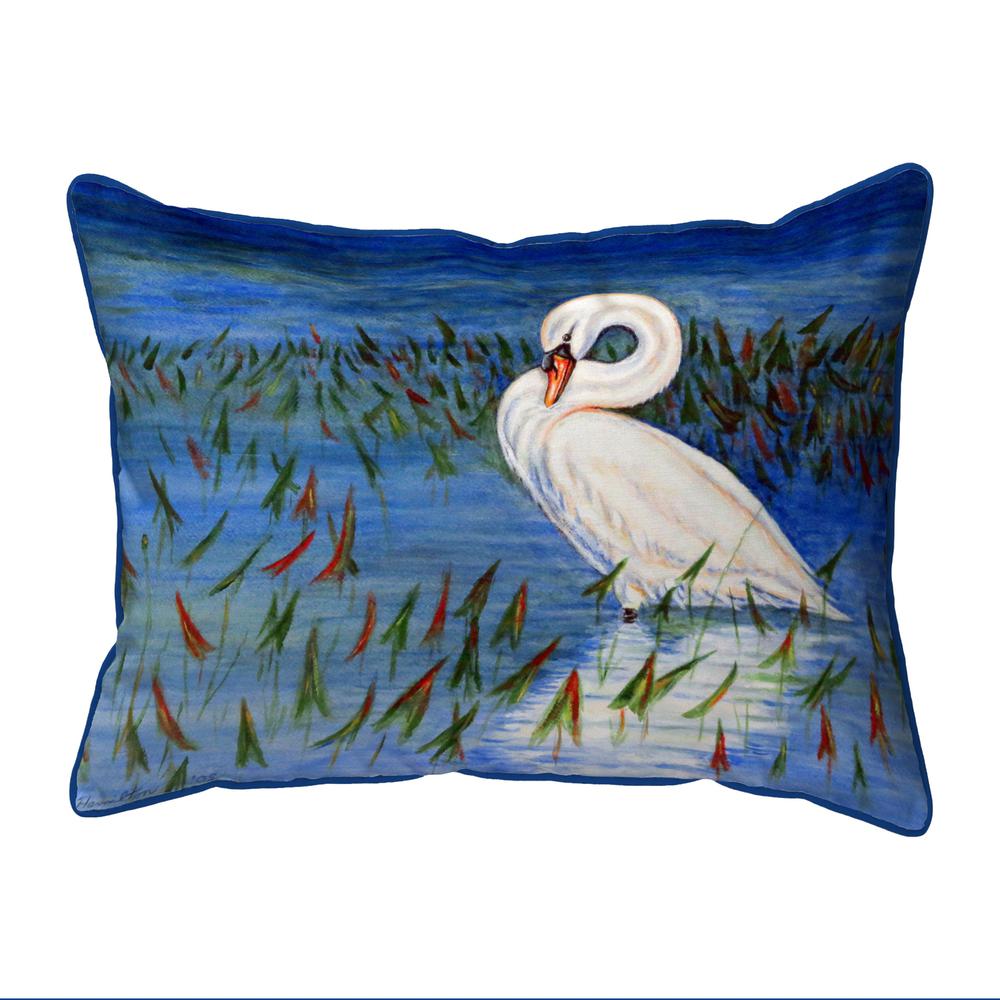 Mute Swan Small Pillow 11x14
