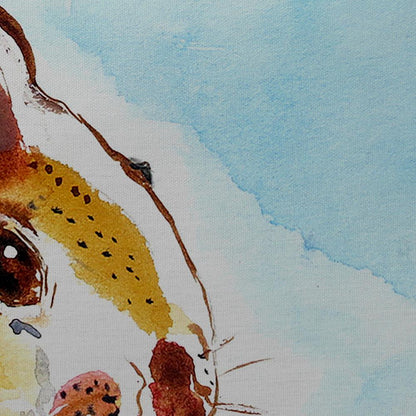 Jack Rabbit Right Small Pillow 11x14