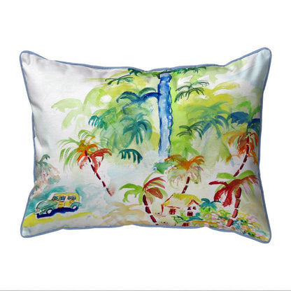 Colorful Palms Small Pillow 11x14