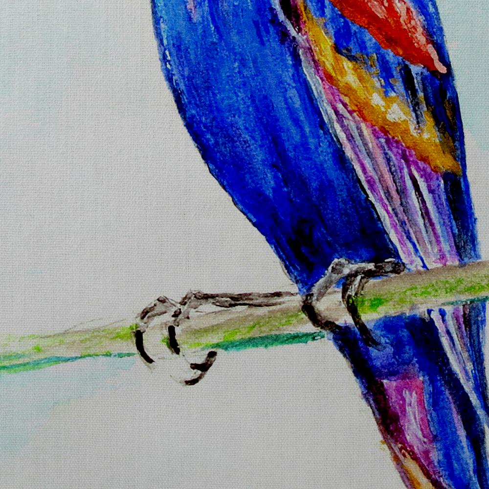 Blue Grosebeak Small Pillow 11x14