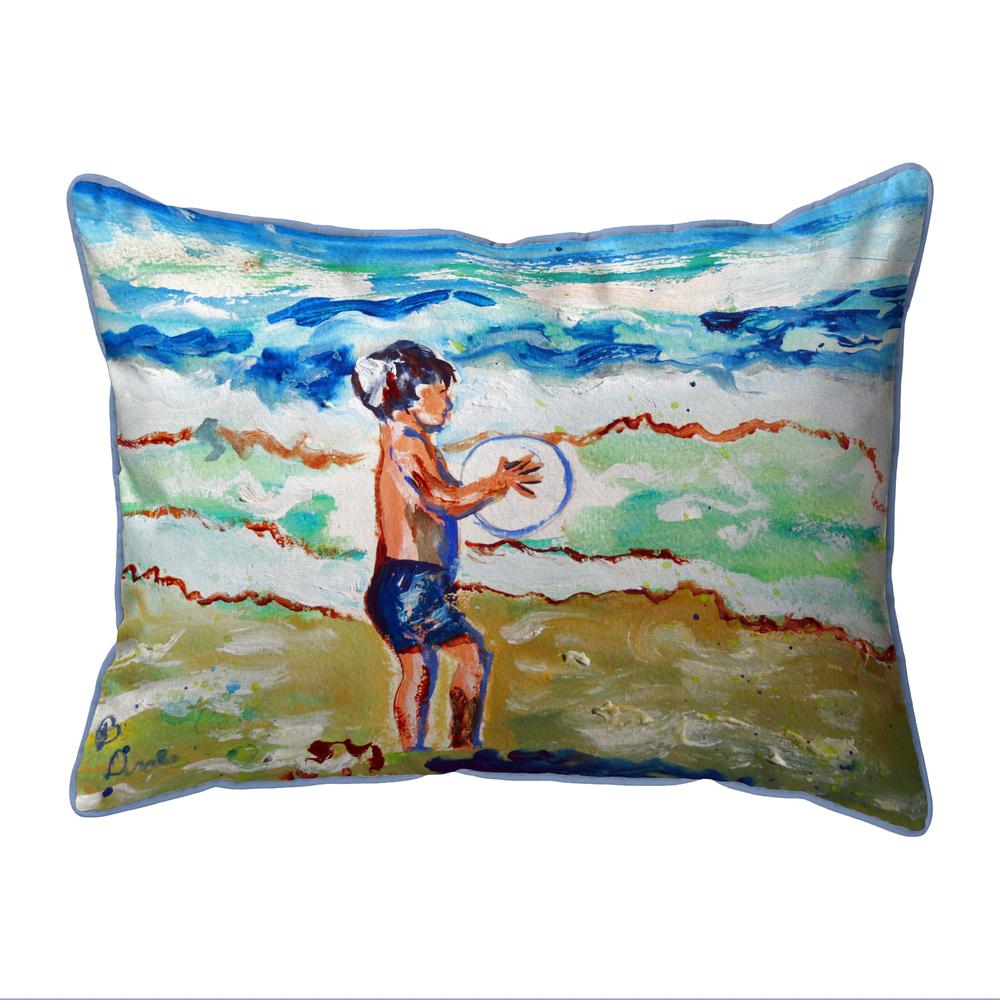 Boy & Surf Small Outdoor Pillow 11x14