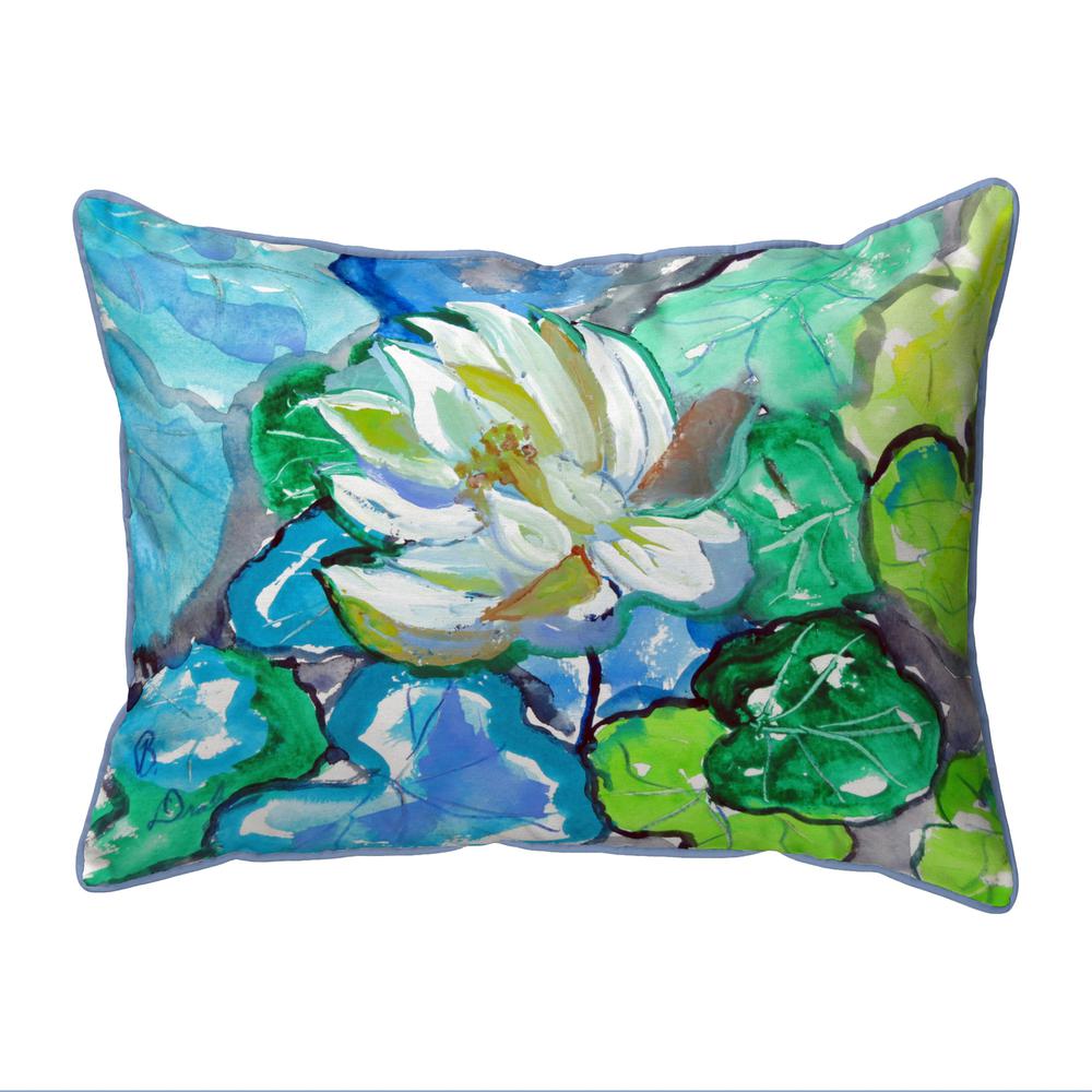 White Lily Small Pillow 11x14