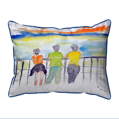 Ladies Looking Small Indoor/Outdoor Pillow 11x14