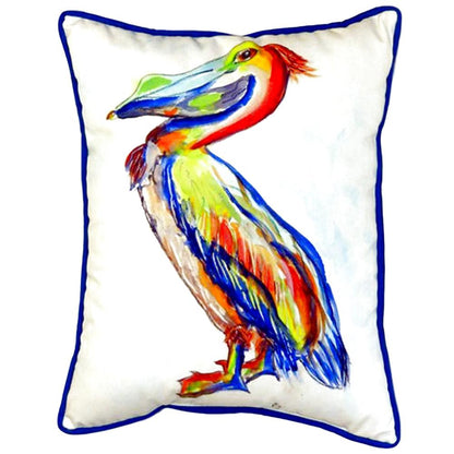 Sylvester Pelican Small Indoor/Outdoor Pillow 11x14
