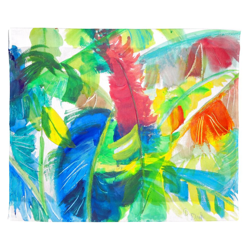 Abstract Palms Outdoor Wall Hanging 24x30