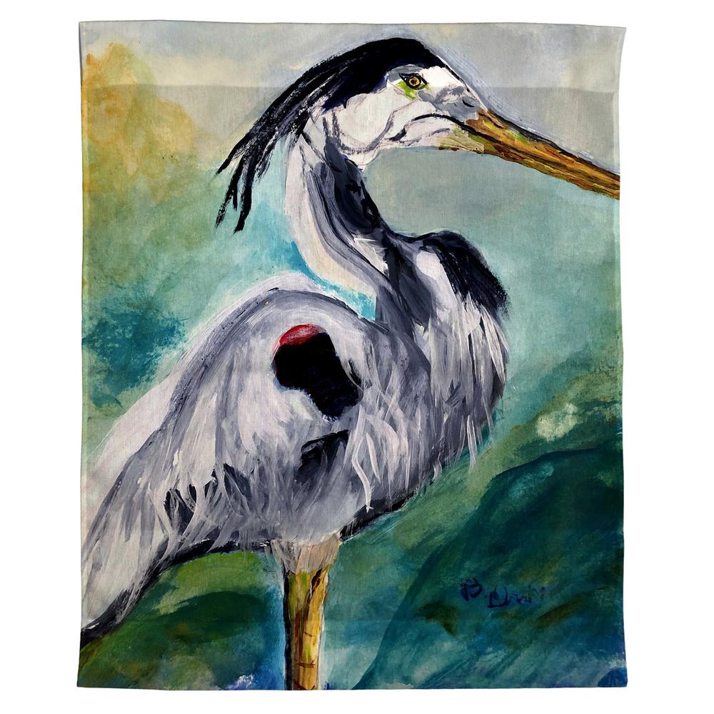 Betsy's Blue Heron Wall Hanging 24x30