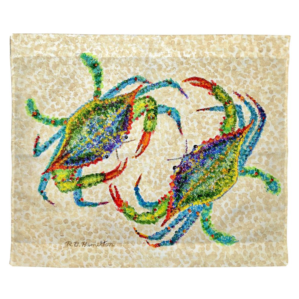 Crab Dance Outdoor Wall Hanging 24x30