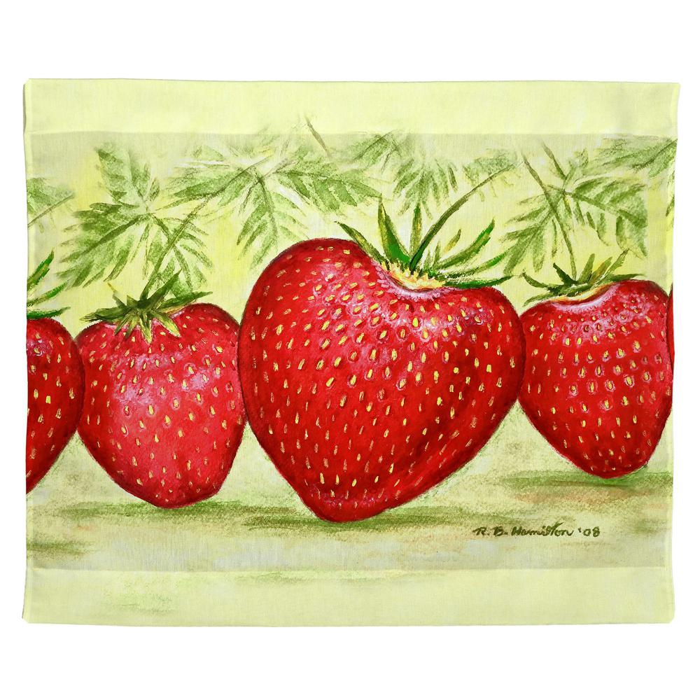 Strawberries Outdoor Wall Hanging 24x30