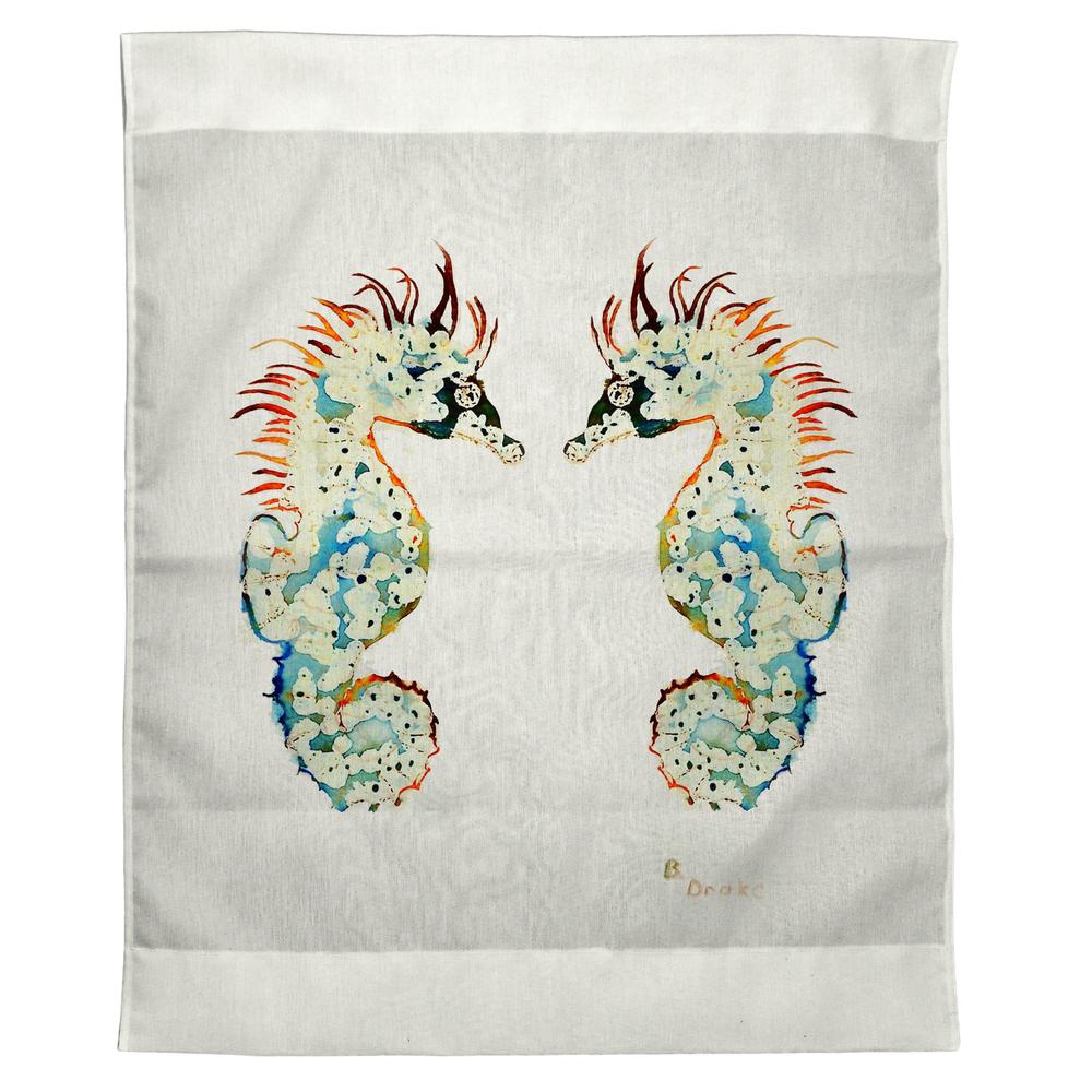 Betsy's Seahorses Outdoor Wall Hanging 24x30