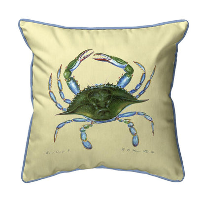 Blue Crab - Female Extra Large Zippered Pillow 22x22
