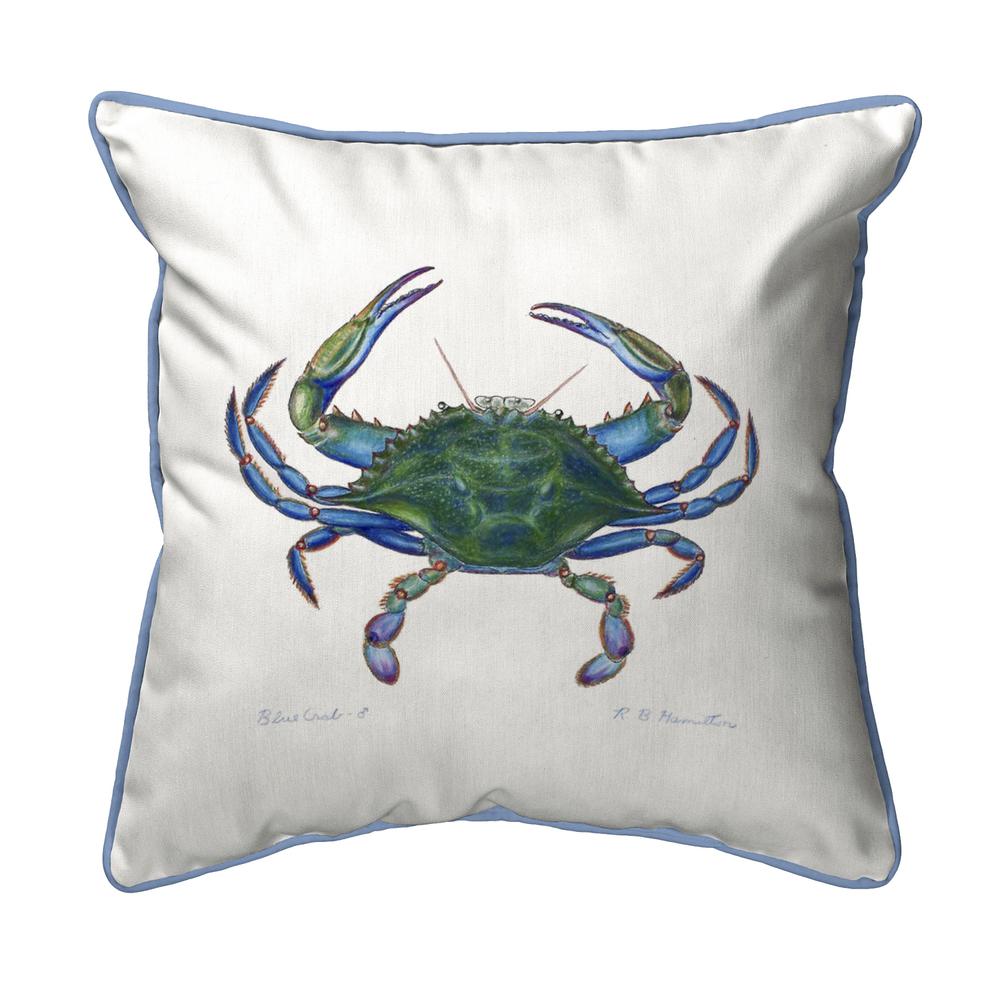 Blue Crab - Male Extra Large Zippered Pillow 22x22