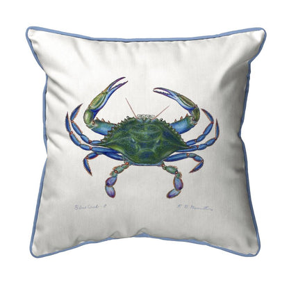 Blue Crab - Male Extra Large Zippered Pillow 22x22