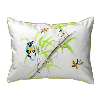 Birds & Bees II Extra Large Zippered Pillow 20x24