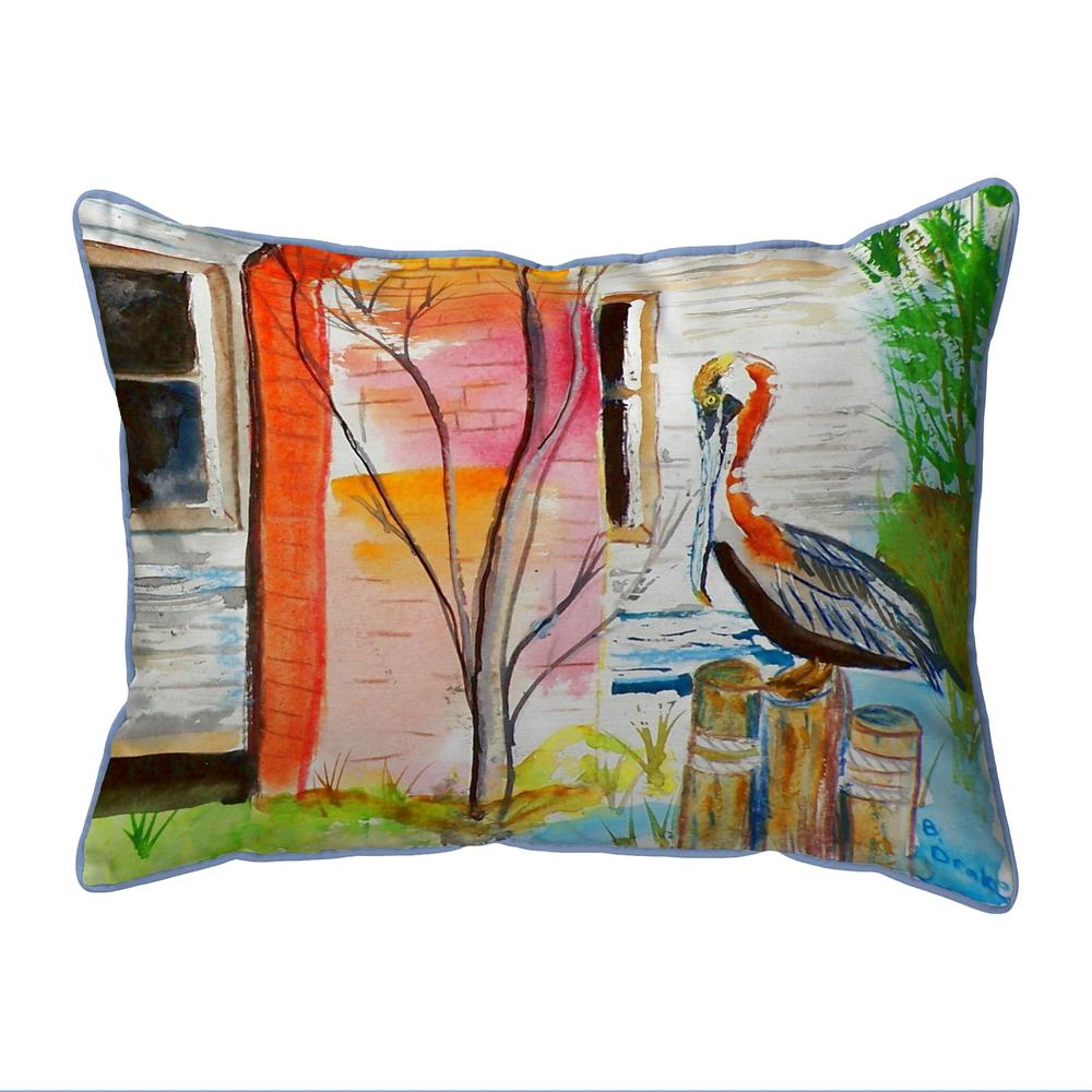 Betsy's Pelican Extra Large Zippered Pillow 20x24