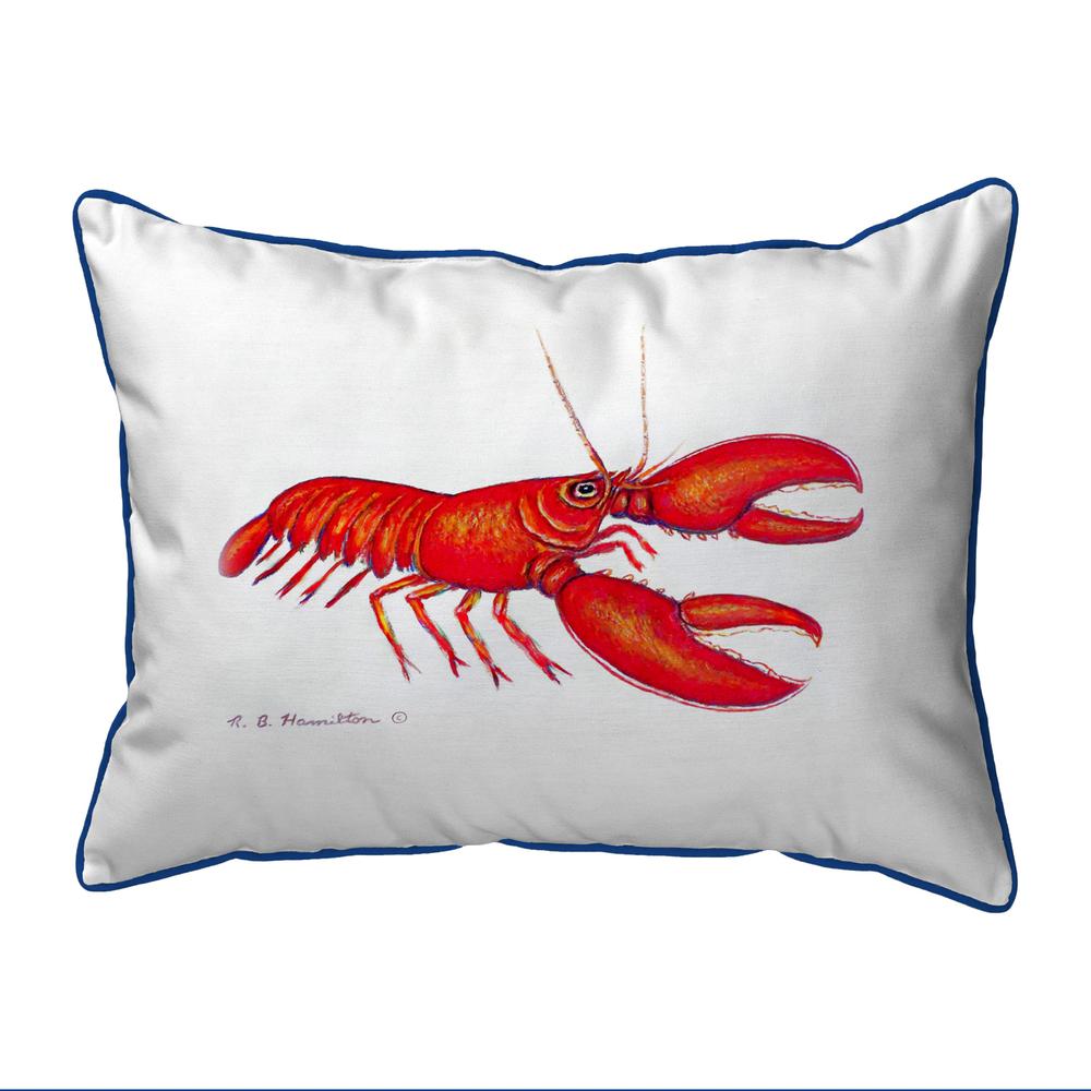 Red Lobster Extra Large Zippered Pillow 20x24